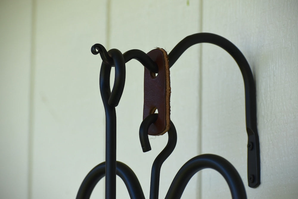 Hand forged Heart Shaped Dinner Bell 11" Wrought Iron Gong