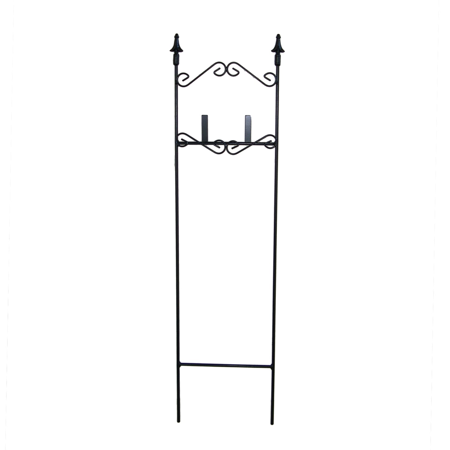 43" Tall Double Finial Slate Holder for 12" Wide Slates