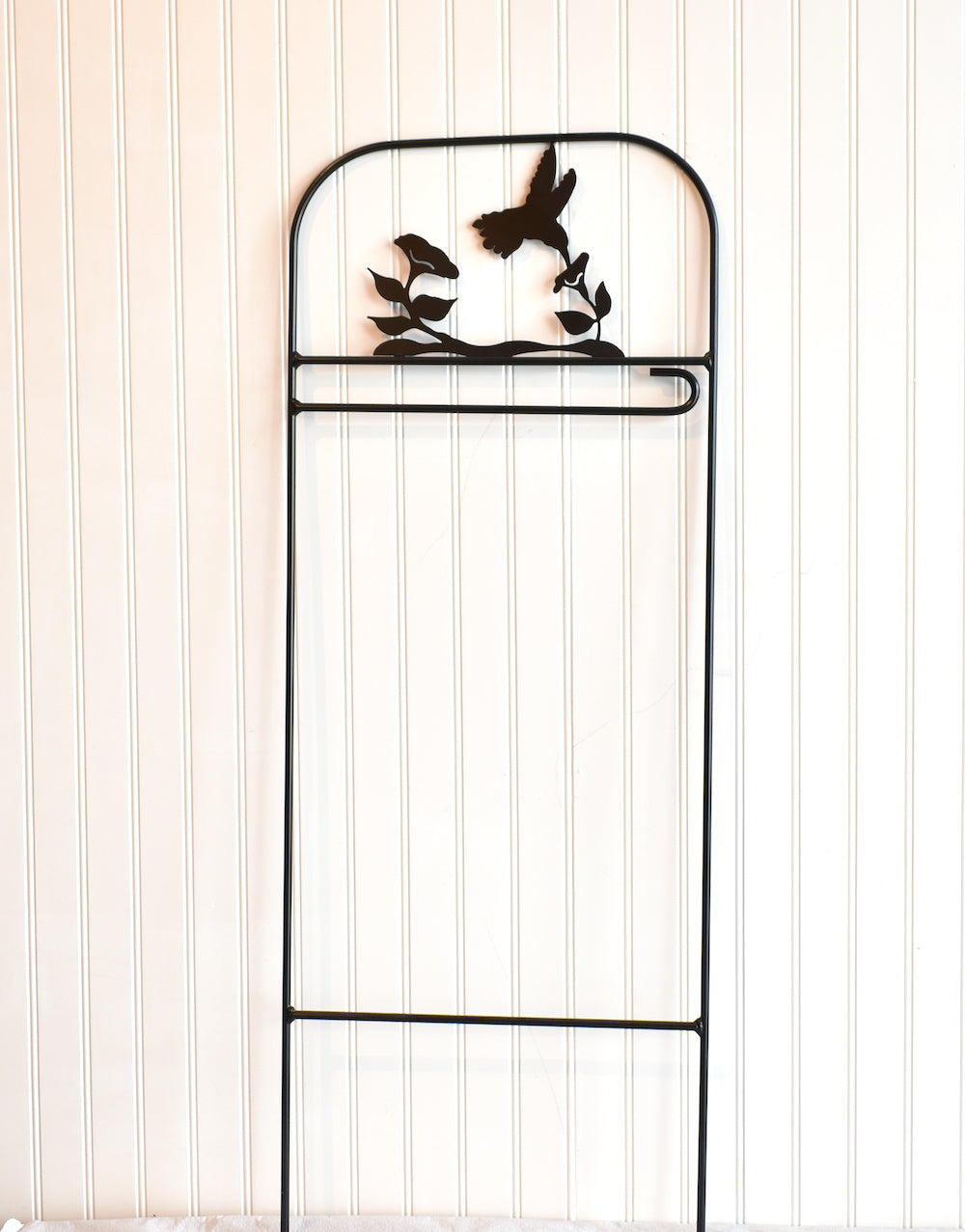 Small Garden Flag Arbor With Hummingbird Cutout Design