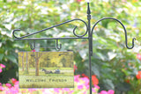 Castle Slate Pole for Hanging Slates or Signs - With Shepherd Hook