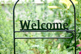 Mini Flag Arbor with Welcome Cutout Text