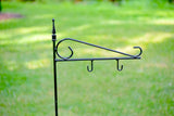 Castle Slate Pole for Hanging Slates or Signs - With Out Shepherd Hook