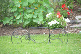 Bicycle Potted Plant Holder for 10" Pot - Wrought Iron