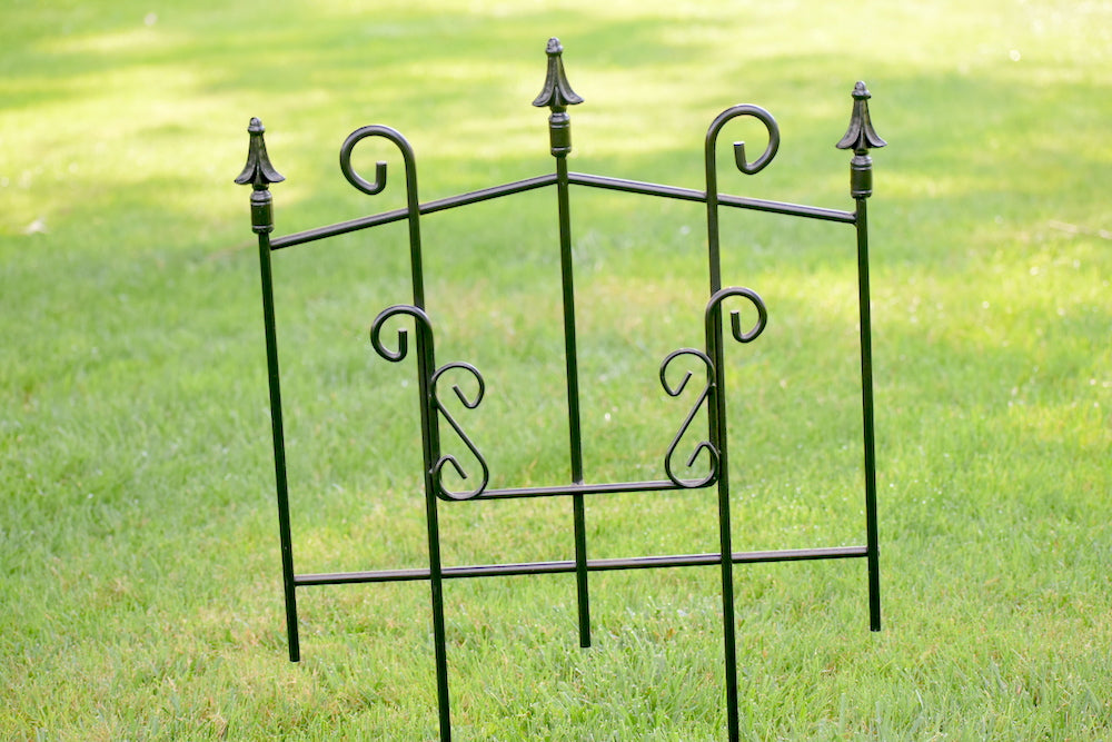 8" Slate Holder - 23" Tall Gate Style