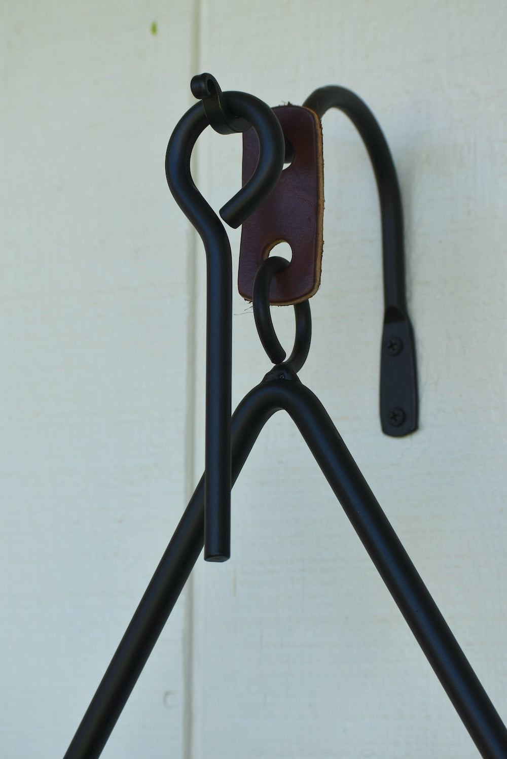 Hand forged Triangle Dinner Bell 11" Wrought Iron Gong