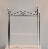 Wrought Iron Large Flag Holder / Arbor - Two Piece