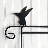 Mini Flag Holder With Hummingbird Cutout Design