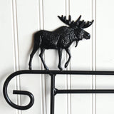 Mini Flag Holder With Moose Cutout Design