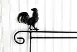 Mini Flag Holder With Rooster Cutout Design