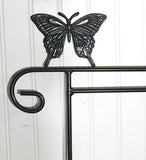 Mini Flag Holder With Butterfly Cutout Design