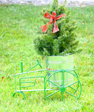 Colored Tractor Plant Holder for 10" Containers