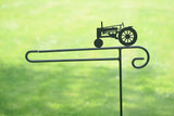 Mini Flag Holder with a Tractor cutout design