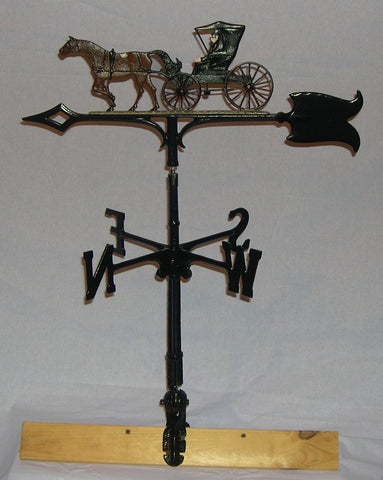 30" Country Doctor Weathervane - Hand Painted - Roof Top