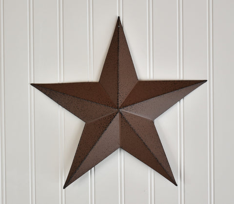 Rust / Black Tin Star