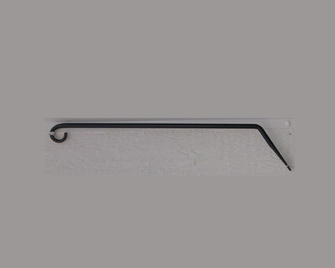Angled Arm Hook - Wrought Iron