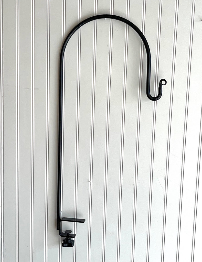 Deck Rail Hook with Thumb Screw on Clamp Garden Path PA