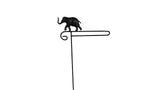 Mini Flag Holder With Elephant Cutout Design