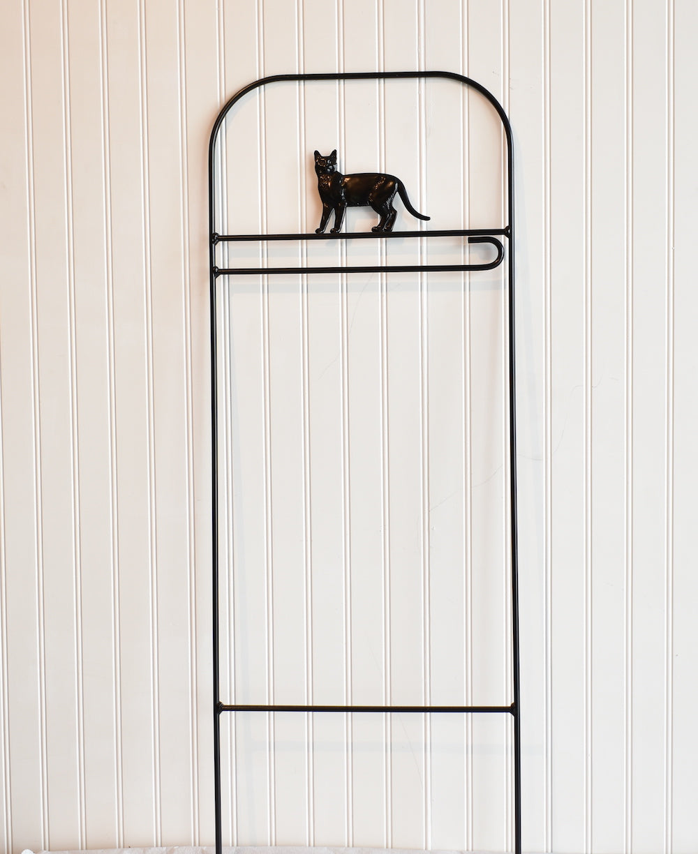 Small Garden Flag Arbor With Cat Cutout Design